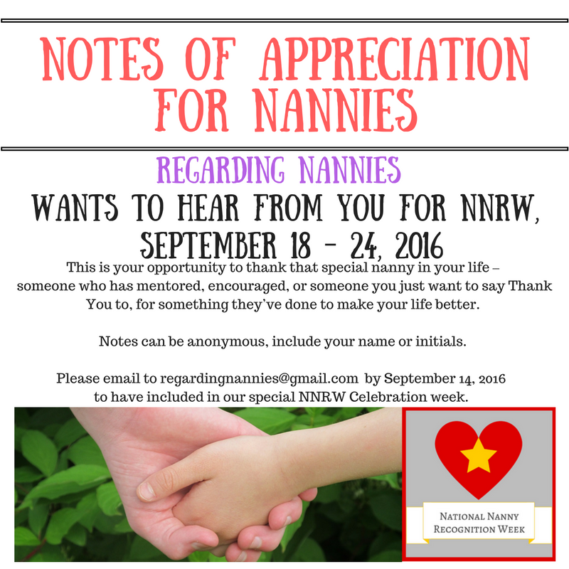 Celebrate Nannies!